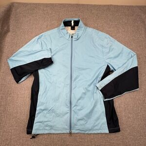 Dunning Golf Leah Jacket Womens XXL Blue Vent‎ Full Zip Windbreaker Performance